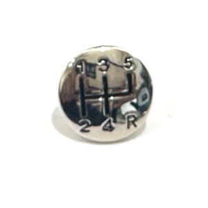 3D Manual Gear Shifter Lapel Pin, Tie Tack – 6-Speed Shift Pattern